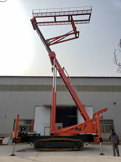 履帶式高空作業(yè)車機械